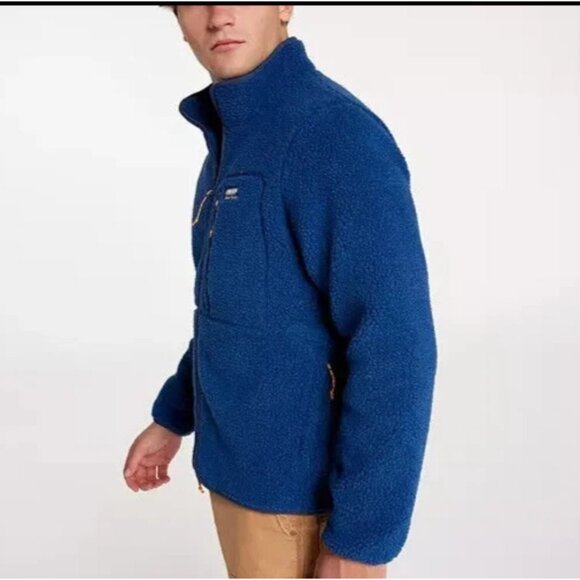 Alpine Design Mens Jacket Size Small Blue Sherpa Teddy Outdoor Camp Cabin Soft - Picture 7 of 15